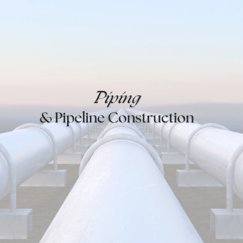 Industrial Piping and Pipeline Construction